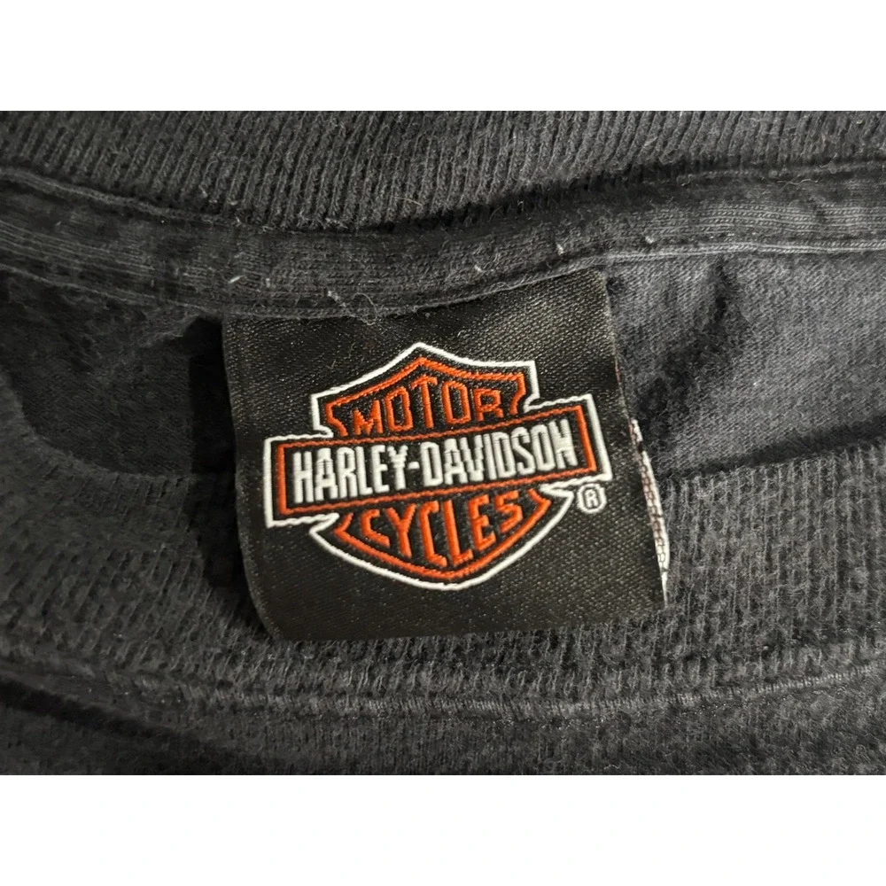 Harley-Davidson Quantico VA Military Graphic T-Shirt Black Hanes Beefy-T Men 2XL